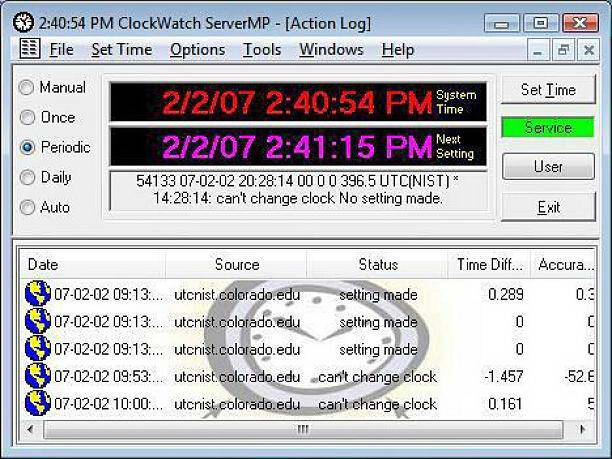 ClockWatch ServerMP