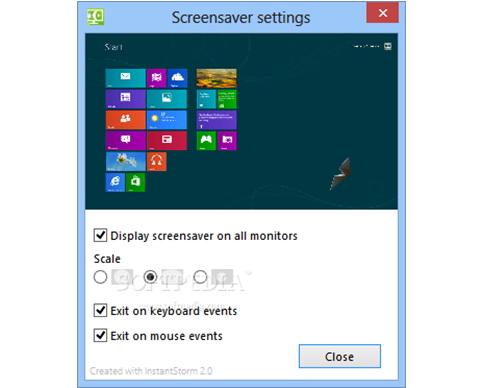 Win8 ScreenSaver Clock