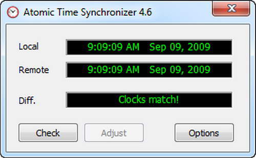 Atomic Time Synchronizer