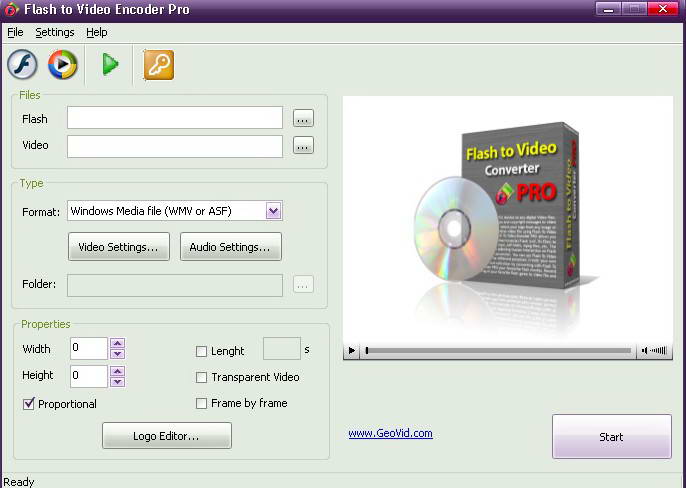Geovid Flash To Video Encoder PRO