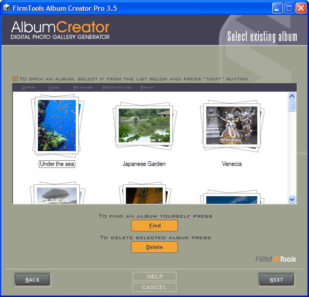 FirmTools AlbumCreator Basic