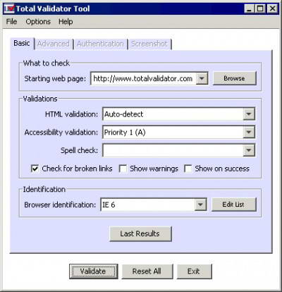 Total Validator Basic