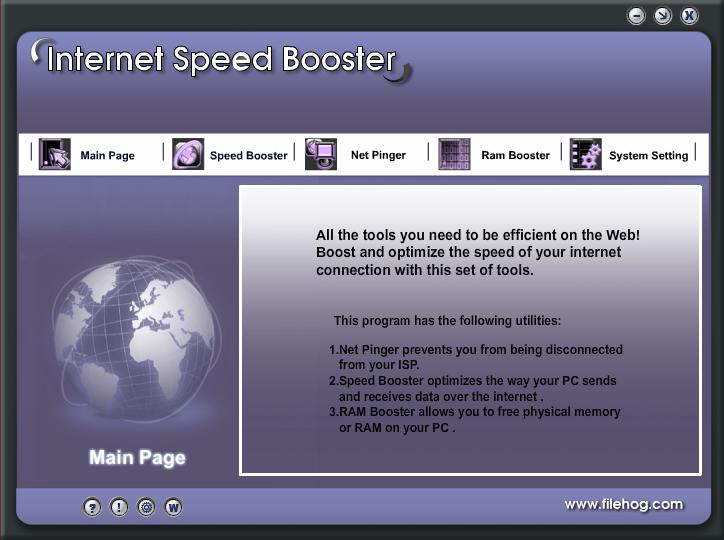 filehog Internet Speed Booster