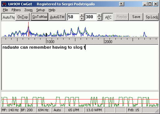 CwGet morse decoder