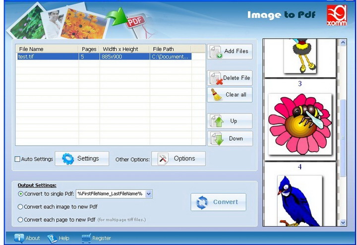 Axommsoft PDF to image Converter