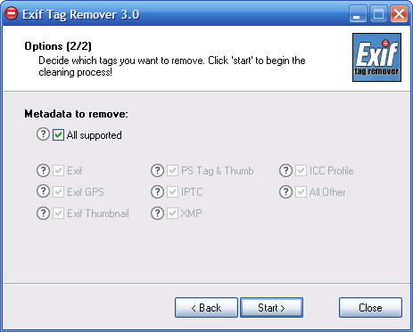 Exif Tag Remover