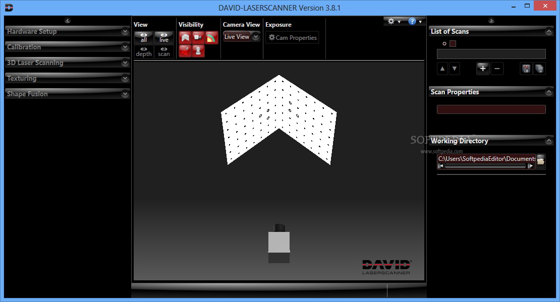 DAVID-Laserscanner