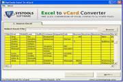 SysTools Excel to vCard Converter