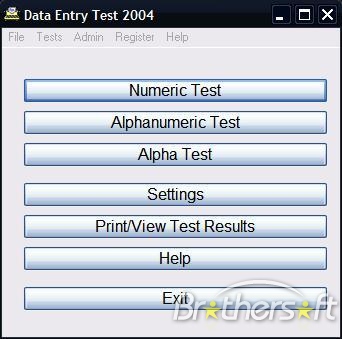 Data Entry Test 2004