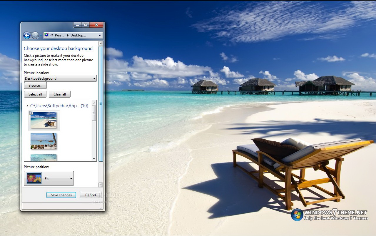 Summer Beaches Windows 7 Theme