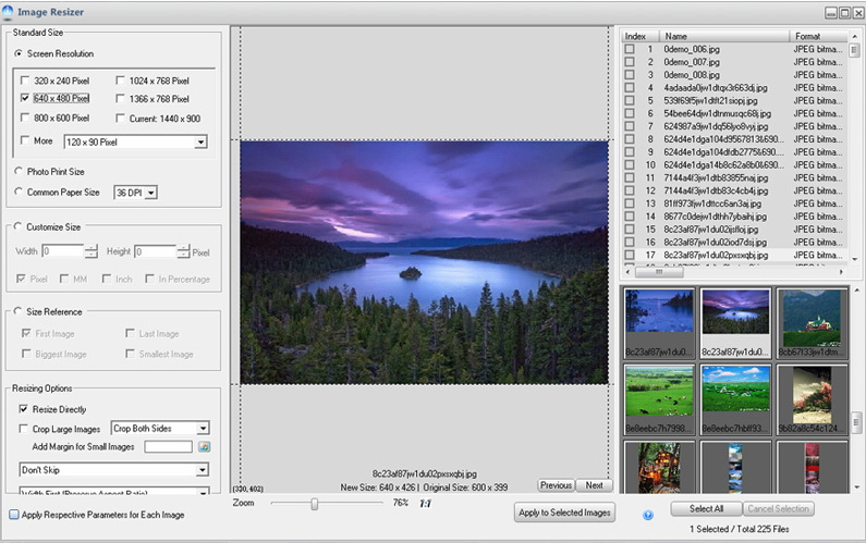 ImageCool Free Image Resizer