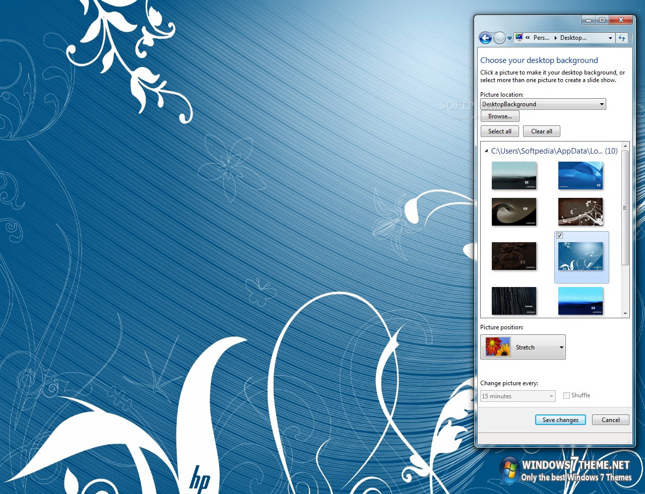 HP Windows 7 Theme