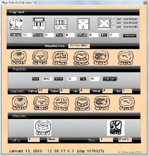 Maya Calendar Calculator