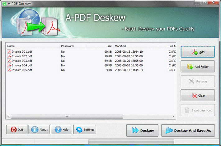 A-PDF Deskew