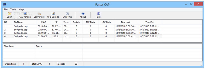 Parser CAP (x64)