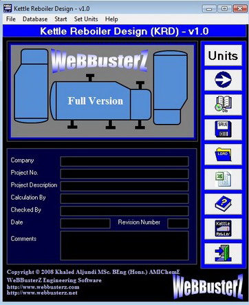 Kettle Reboiler Design