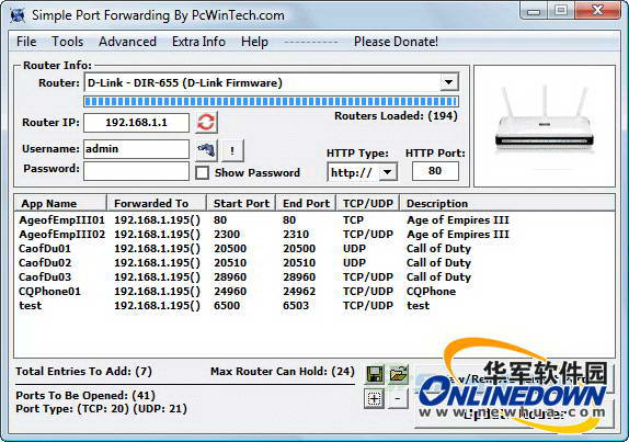 Portable Simple Port Forwarding