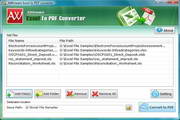 AWinware Excel to PDF Converter