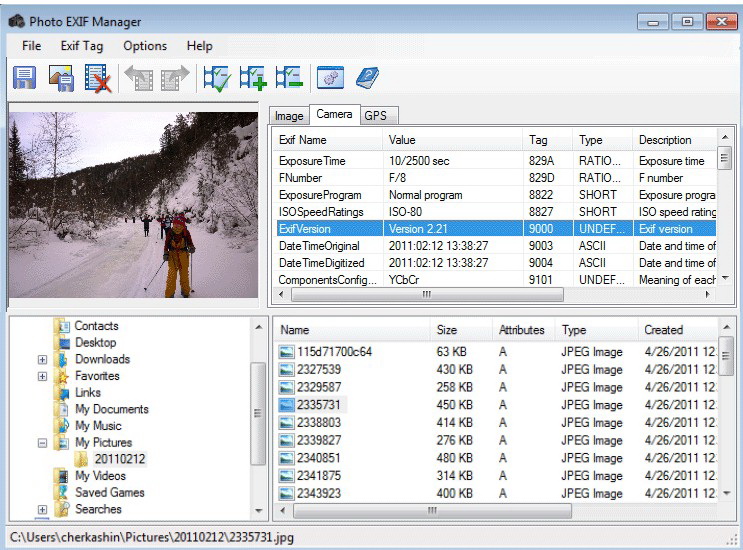 Photo EXIF Manager