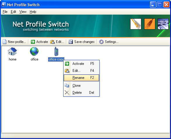 Net Profile Switch