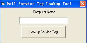 Dell Service Tag Lookup Tool