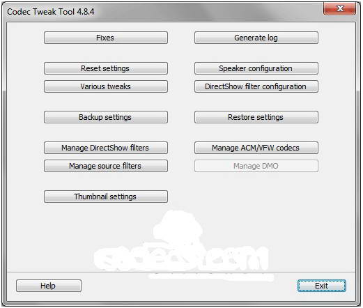 K-Lite Codec Tweak Tool