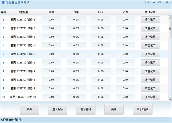 百强雅思模拟考试