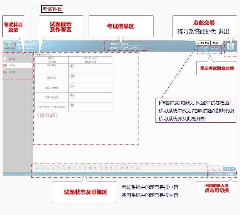 全国计算机等级考试三级网络技术练习软件