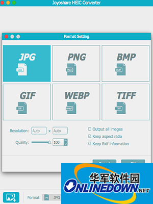 Joyoshare HEIC Converter Mac版