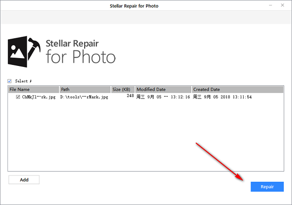 Stellar Repair for Photo