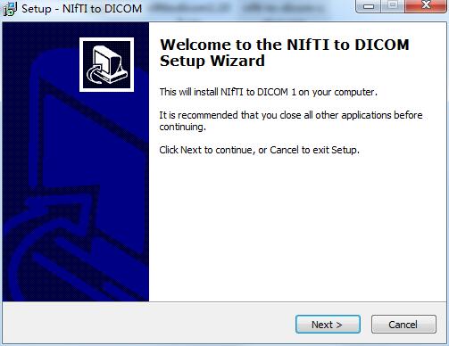 NIfTI to DICOM