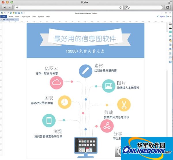 edraw infographic 亿图信息图软件