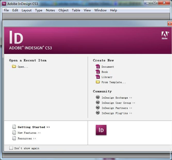 Adobe InDesign CS3