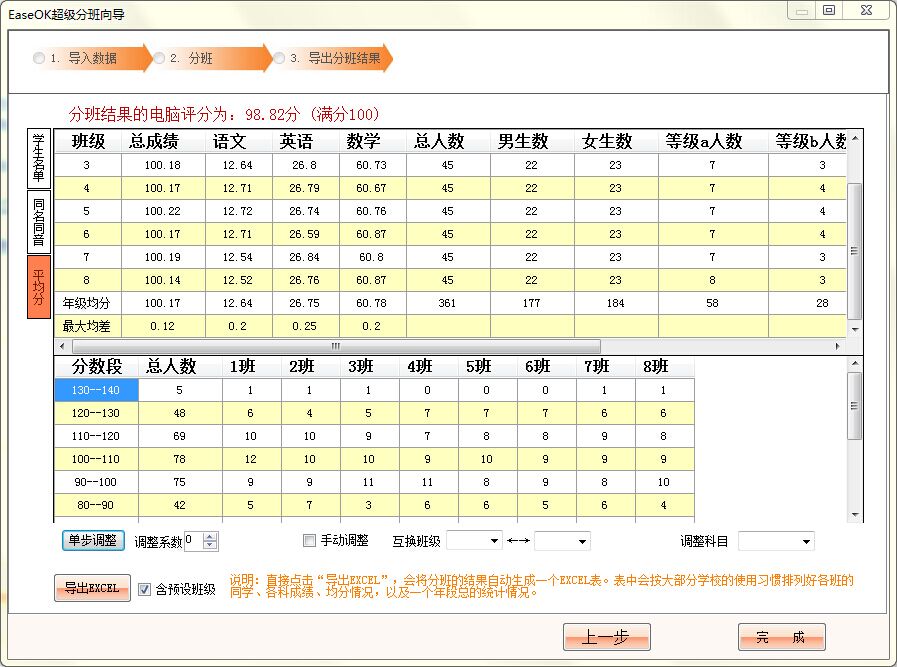 EaseOk超级分班(集成微信端)