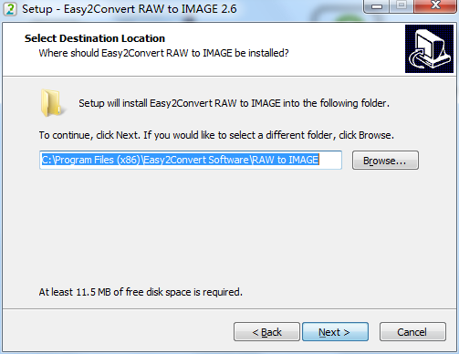 Easy2Convert RAW to IMAGE截图