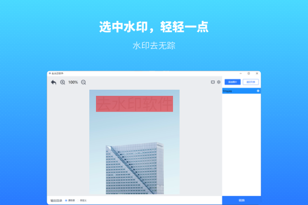 去水印软件