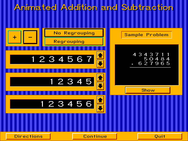 Animated Arithmetic