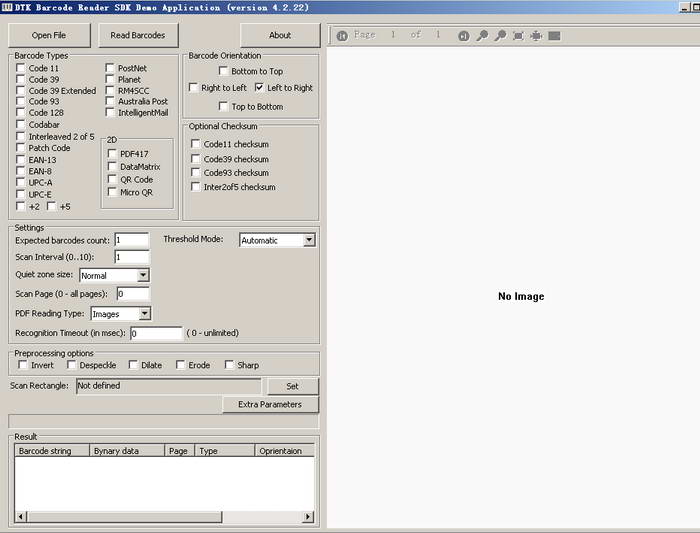 DTK Barcode Reader SDK