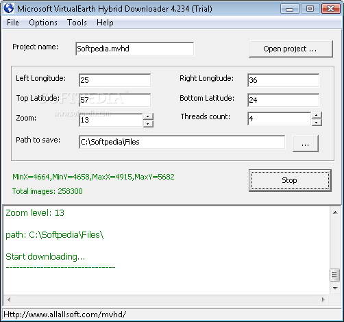 Microsoft VirtualEarth Hybrid Downloader