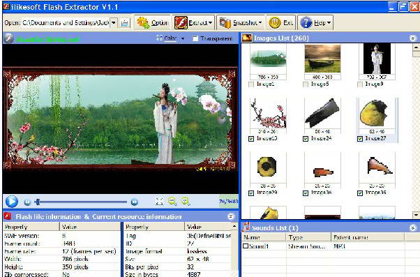 ilikesoft Flash Extractor
