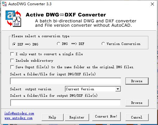 DWG DXF Converter