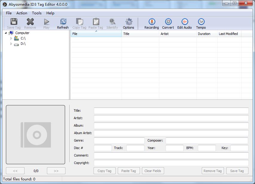 Abyssmedia ID3 Tag Editor