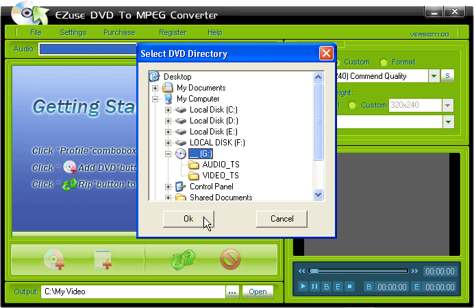 EZsue DVD To MPEG Converter