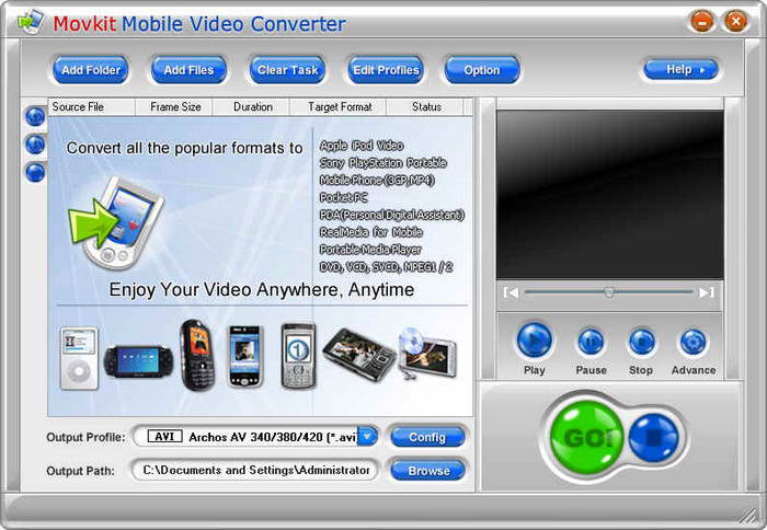 MovKit Mobile Video Converter