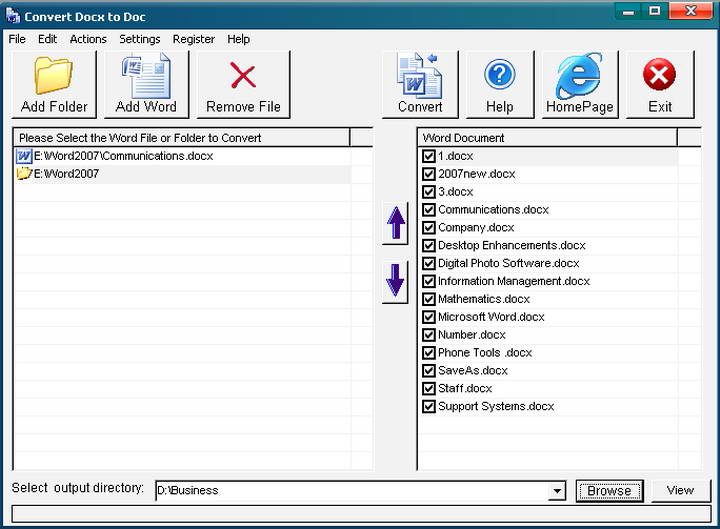 Docx Docm to Doc Converter 3000