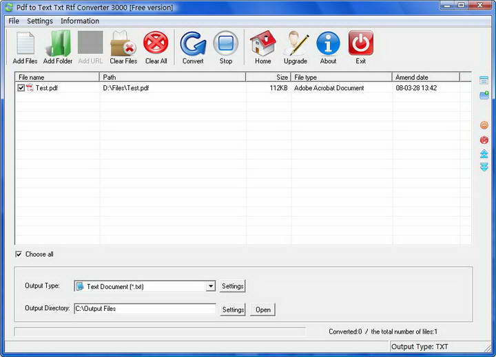 Pdf to Xls Converter 3000