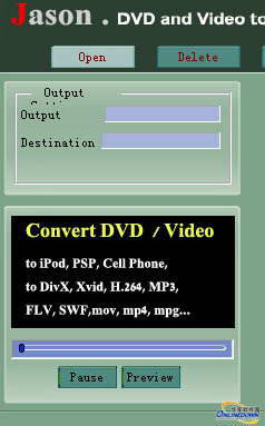 Jason DVD any Video to Mac iPhone Converter