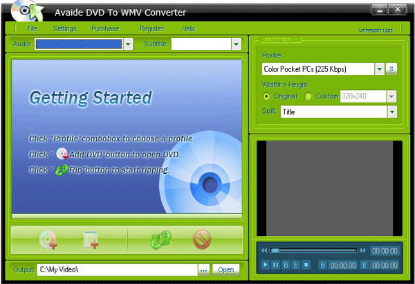 AVAide DVD To WMV Converter