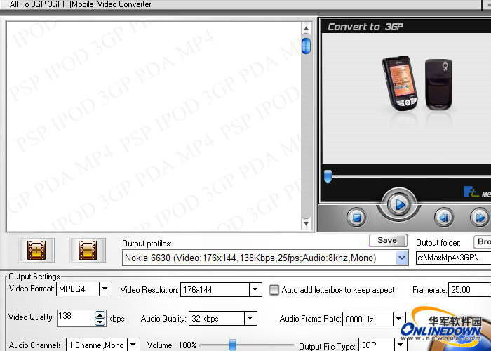 Max 3GP PDA MP4 Video Converter