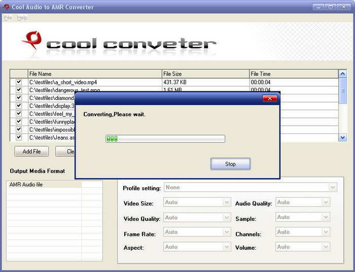 Cool Audio to AMR Converter